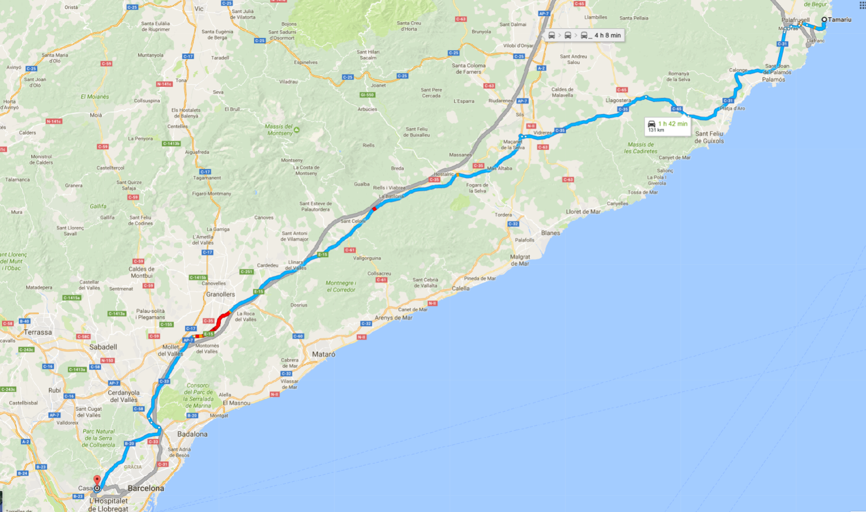 Plànol de l'Institut Cartogràfic de Catalunya 





